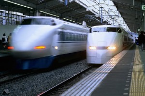 Bullet Trains in Tokyo